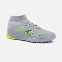 NEW ATHLETIC - Zapatillas Football Guets101 Gris Con Verde Neón Hombre