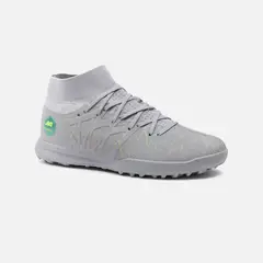 NEW ATHLETIC - Zapatillas Football Chuggu107 Gris Con Verde Juvenil