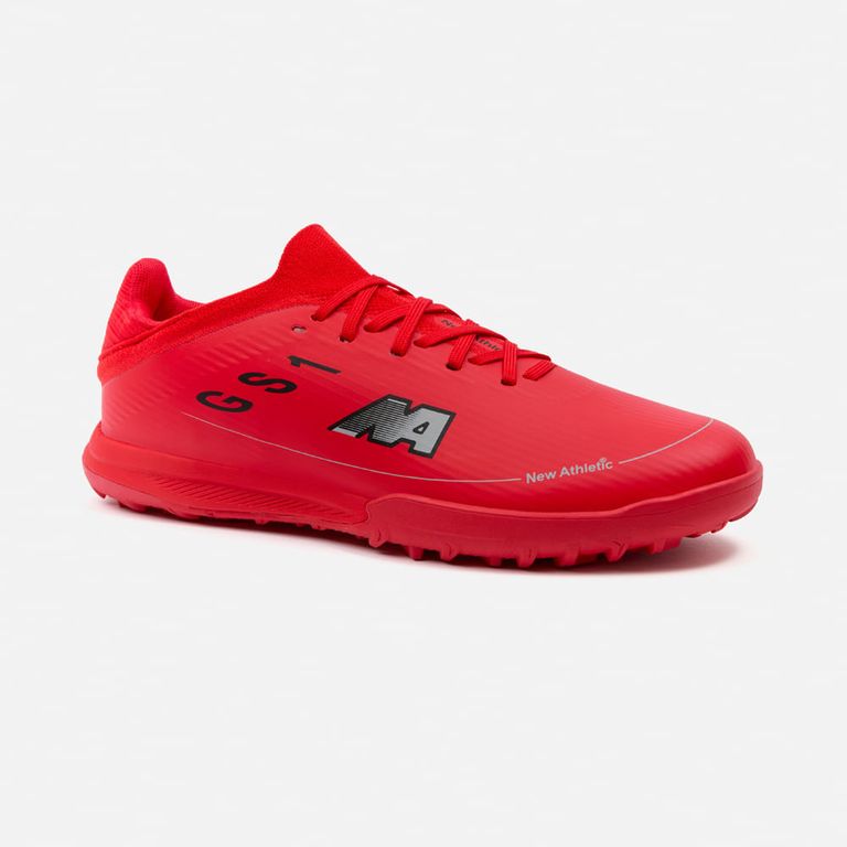 Zapatillas Football Guets108 Rojo Con Negro Hombre
