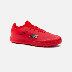 NEW ATHLETIC - Zapatillas Football Guets108 Rojo Con Negro Juvenil
