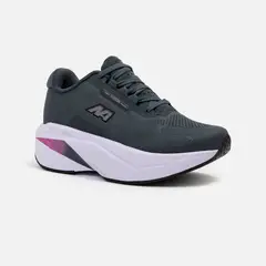 NEW ATHLETIC - Zapatillas Running Foam150 Plomo Con Morado Mujer