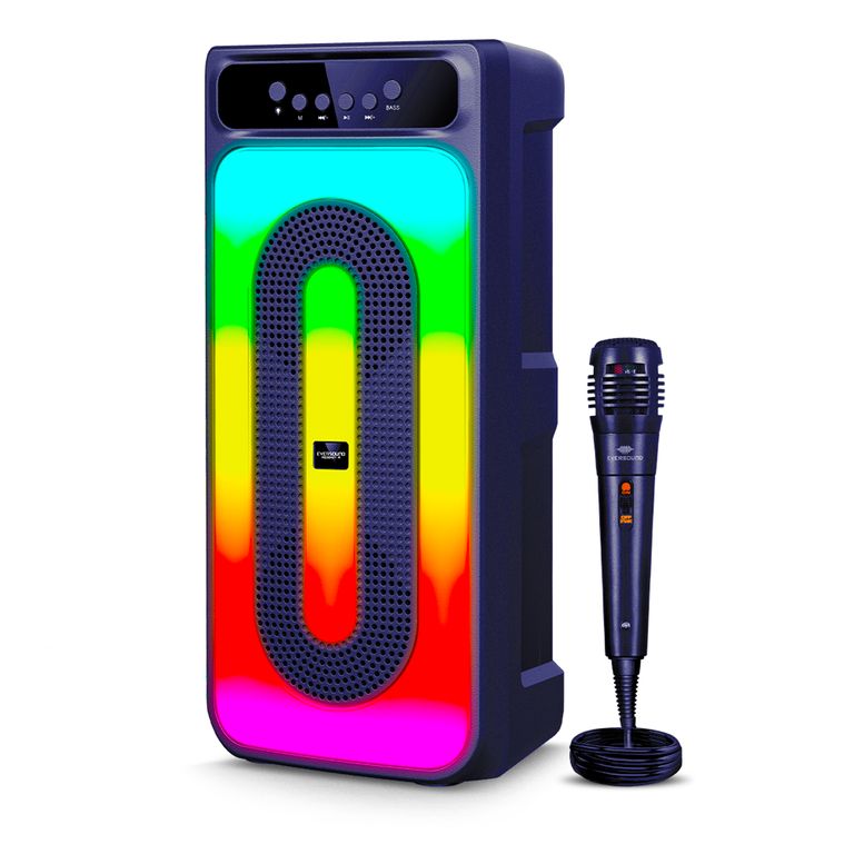 Parlante Regency 4 Ev5005 Torre Porta Rgb Flaming