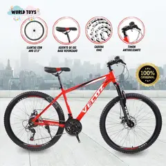 GENERICO - Bicicleta Deportiva Aro 27.5 «PATHWAY» Red