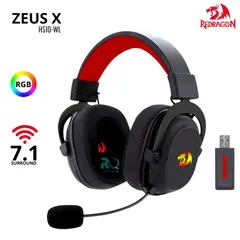 REDRAGON - Auriculares Zeus X PRO RGB H510-WL Wireless BLACK