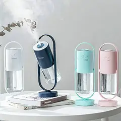 GENERICO - Humidificador USB con lámpara de proyector giratoria 360°