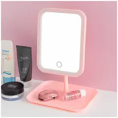 GENERICO - Espejo de tocador Led rosado
