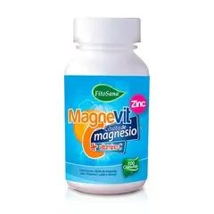 FITOSANA - Magnevit C - Magnesio y Vitamina C - Energía (100 Cápsulas) -
