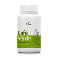 GENERICO - Café Verde, Chía y Moringa - Energía (100 Cápsulas) - Pakari