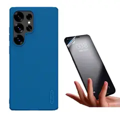 NILLKIN - Funda para Samsung S25 Ultra Super Frosted Shield + Mica Hidrogel Mate