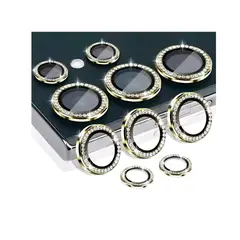 GENERICO - Protector De Cámara Compatibe con S25 Ultra Diamante - Dorado