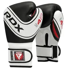 RDX - Guantes de Boxeo para Niños Robo 4B 6OZ - Blanco