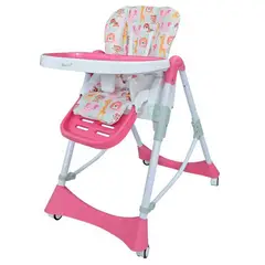 EBABY - Silla De Comer Regulable Lori 624 Fucsia