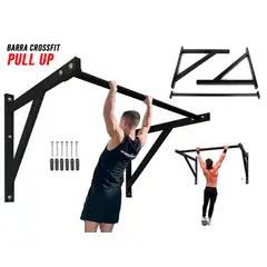 HOLGU - Barra Dominadas Crossfit Pull Up Reforzada Pro MAS GUANTES