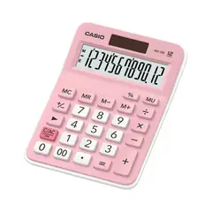 CASIO - Calculadora de 12 Dígitos MX-12B - Rosado