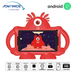 ADVANCE - Tablet Intro TR6965 7" Pulg. IPS Android 12 Go 2GB RAM 32GB - Rojo