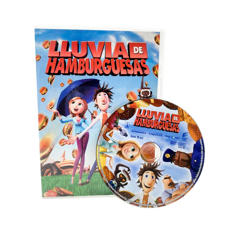 Dvd Original Lluvia De Hamburguesas