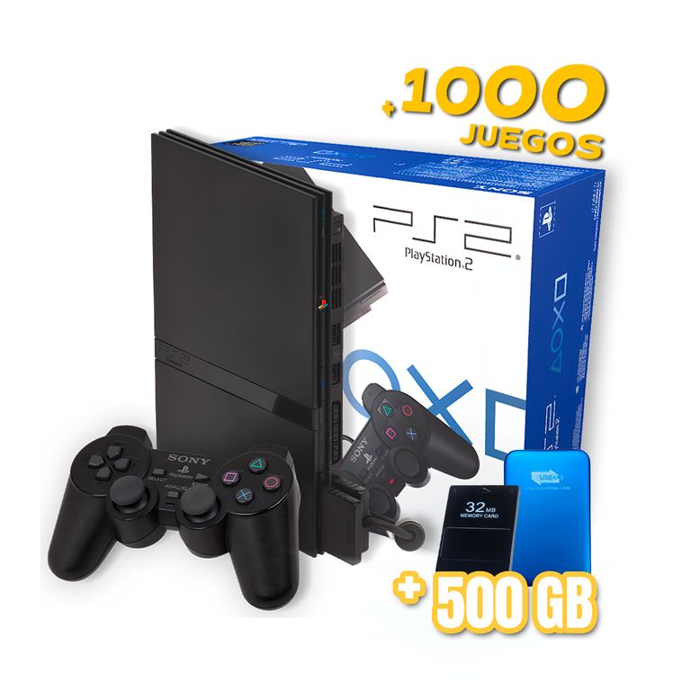 PlayStation 2 / Ps2 Slim Reacondicionado + Disco Duro