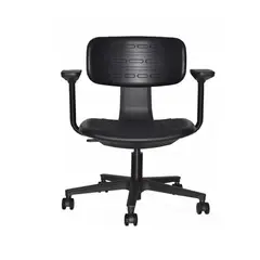 MOBELART - Silla de oficina Operativa Kan con brazos Negro möbelArt
