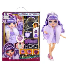RAINBOW HIGH - Muñeca Creative Crystals Violet