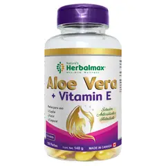 GENERICO - Aloe Vera + Vitamina E Natures Herbalmax 100 Softgels