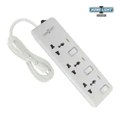 HOME LIGHT - Supresor de pico 3 tomas 3 metros