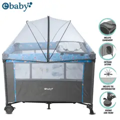 EBABY - Cuna colecho Nala EB751-1 Azul Dark