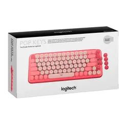 LOGITECH - Teclado POP Keys Rose Mecánico Wireless