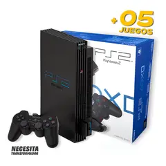 SONY - PlayStation 2 / Ps2 Fat Reacondicionado + 5 Juegos Copia