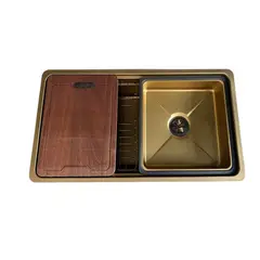 XM - LAVADERO DE COCINA DORADO US30407E-7843