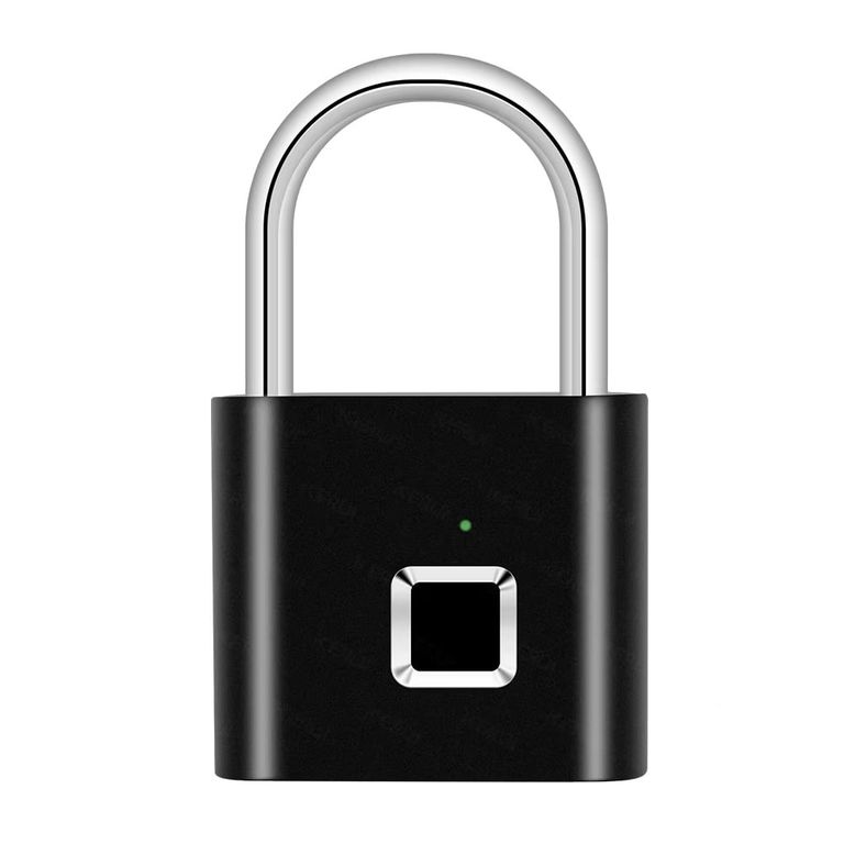 Candado Huella Digital con carga USB sin llave antirrobo 10 huellas