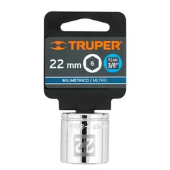 TRUPER - Dado 22mm Hexagonal Encastre de 3/8" 13686