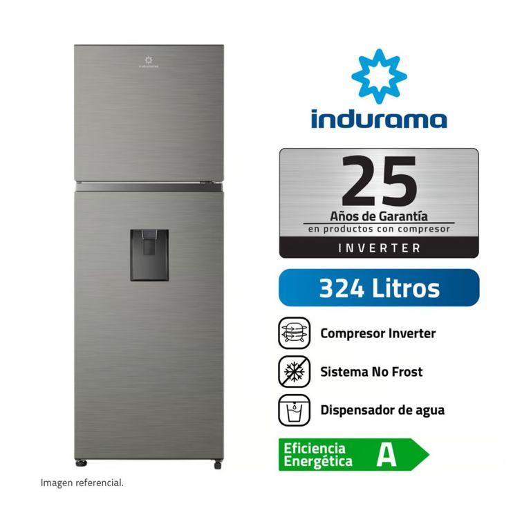 REFRIGERADORA RI-439DI CROMA 324L