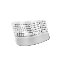 LOGITECH - Teclado Ergonómico Inalámbrico WAVE KEYS Blanco