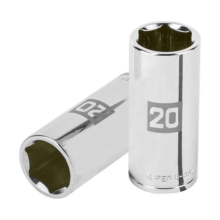 Dado 20mm Hexagonal Tubular Encastre de 3/8" 100995