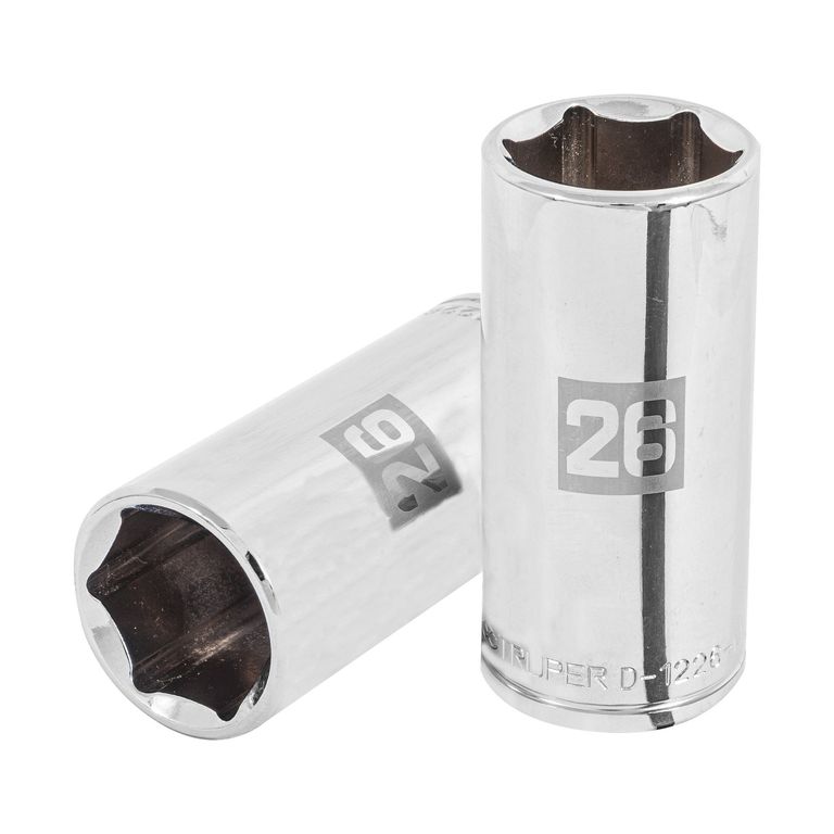 Dado 26mm Hexagonal Tubular Encastre de 1/2" 101014