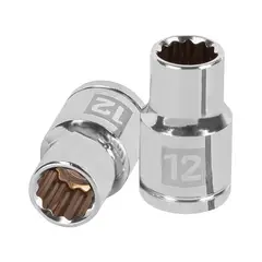 Truper - Dado 12mm Poligonal Encastre de 1/2" 13526