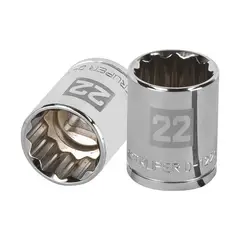 TRUPER - Dado 22mm Poligonal Encastre de 1/2" 13536