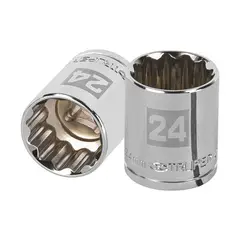 TRUPER - Dado 24mm Poligonal Encastre de 1/2" 13538