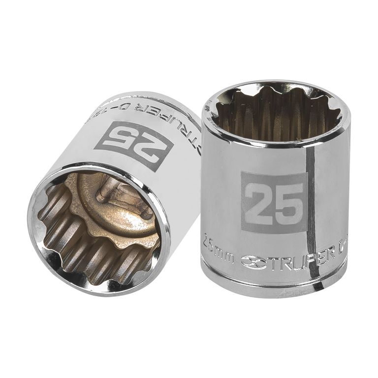 Dado 25mm Poligonal Encastre de 1/2" 13539