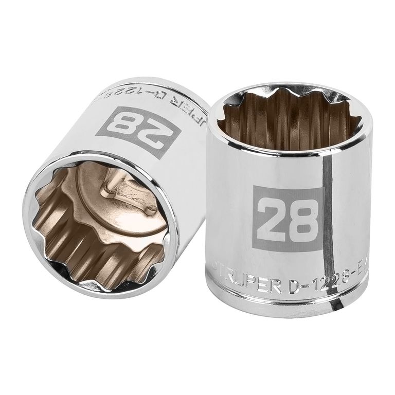 Dado 28mm Poligonal Encastre de 1/2" 13542