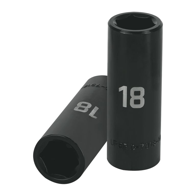 Dado 18mm Impacto Tubular Hexagonal Encastre de 1/2" 12430