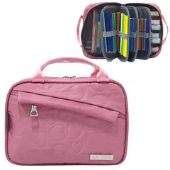 KENGAR - Cartuchera Organizadora Power XL - Palo Rosa