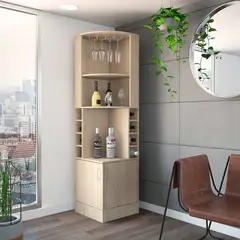 GENERICO - BAR ESQUINERO VELVET ROVERE  - ENVÍO ARMADO Y MELAMINA 18mm