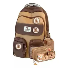 TIOZONEY - Mochila escolar Capibara