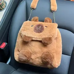 TIOZONEY - Bolso Capibara Kawaii Mochila Felpa Carpincho Animal