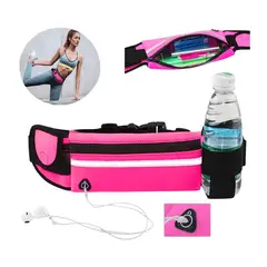 OEM - Canguro Riñonera Deportivo Fitness FUSCIA