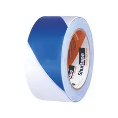 SHURTAPE - Cinta Señalización Delimitadora Blanco-Azul 2x36yd