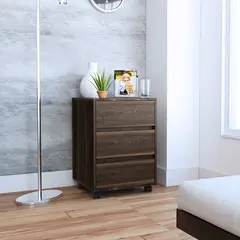 GENERICO - MUEBLE ARCHIVADOR ROMA CAFÉ - ENVÍO ARMADO Y MELAMINA 18 mm