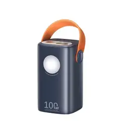 REMAX - CARGADOR PORTÁTIL with Light 60000 mAh 100W+225W AZUL ACERO