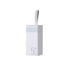 REMAX - CARGADOR PORTÁTIL LUZ LED 50000mAh PD20W+QC225W BLANCO